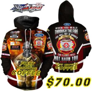 First Response Coffee Race Day Hoodies Black