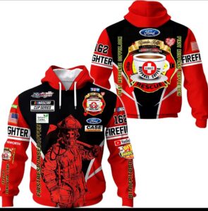 First Response Coffee Race Day Hoodies Red